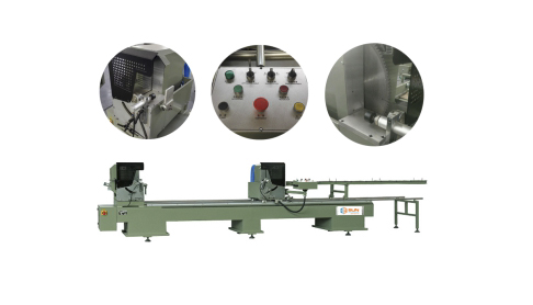 Double-head precison cutting machine for PVC window SSJ07-450*3600