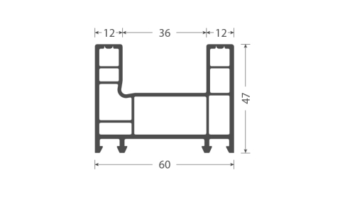 AP-11 Sliding 2 Track Frame